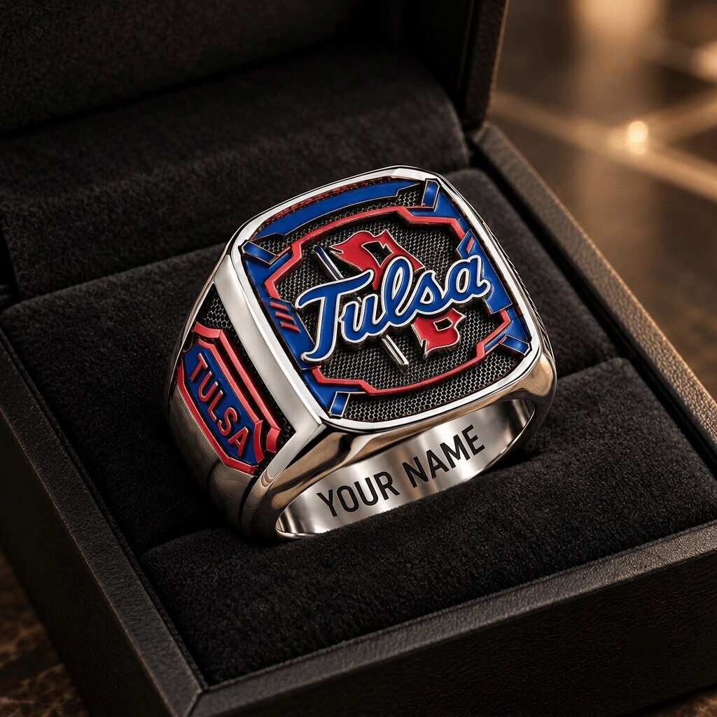 Tulsa Golden Hurricane NCAA Custom Fan Championship Ring